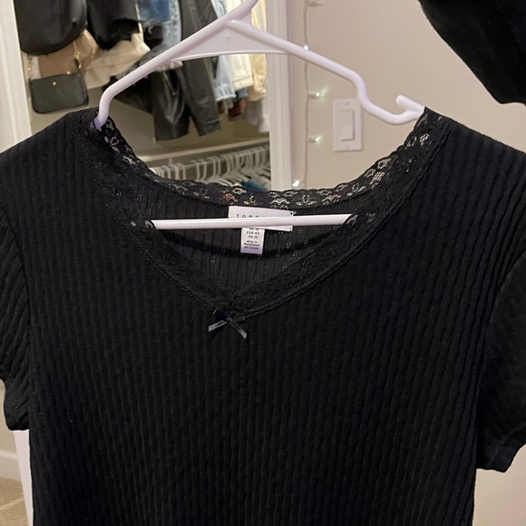 Topshop Lacey Baby Tee - Picture 2 of 5